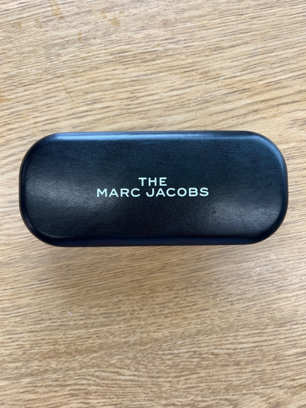 Marc Jacobs Black Eyewear Case with White Logo